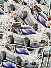 MAZDA FITMENT CARICATURE - FD RX-7 STICKER